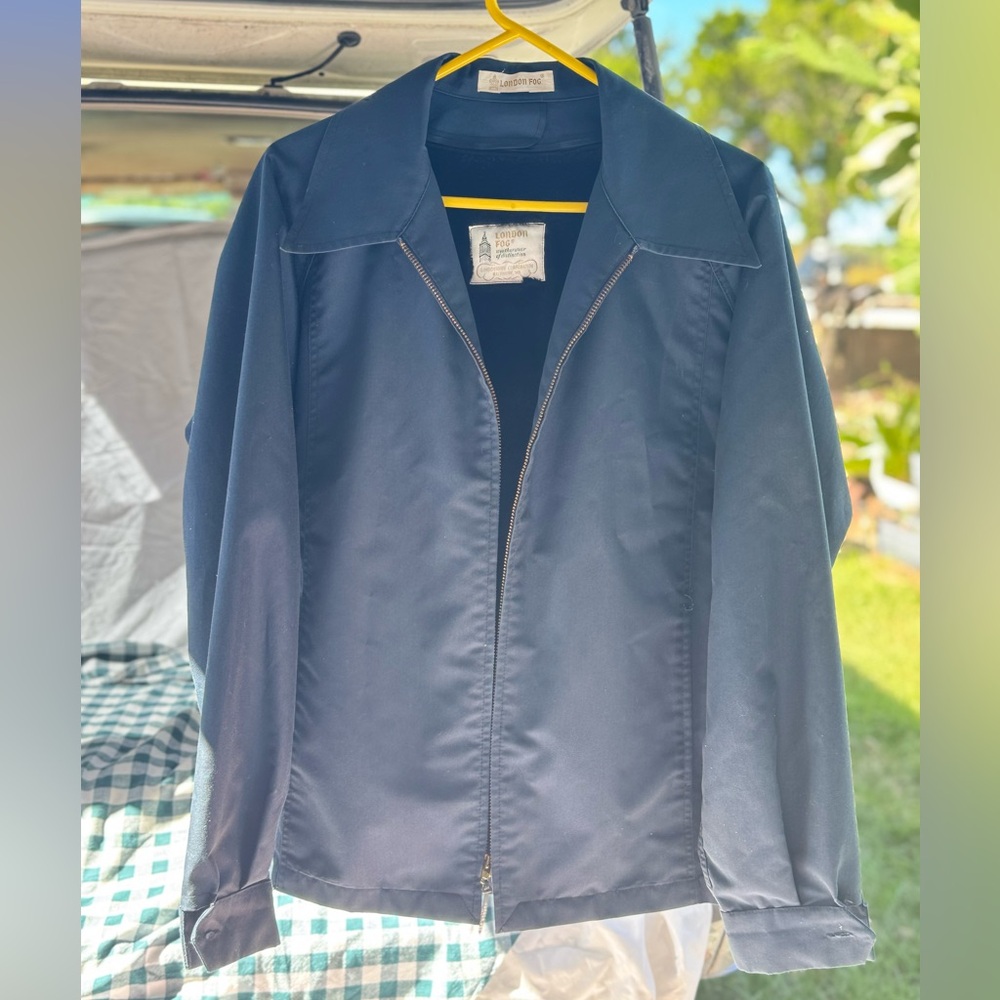 London Fog Men's Deep Blue Weatherproof Jacket